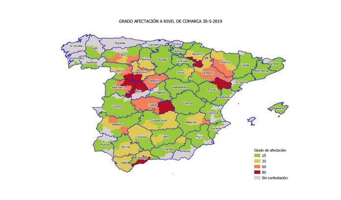 Mapa comarcas agroseguro
