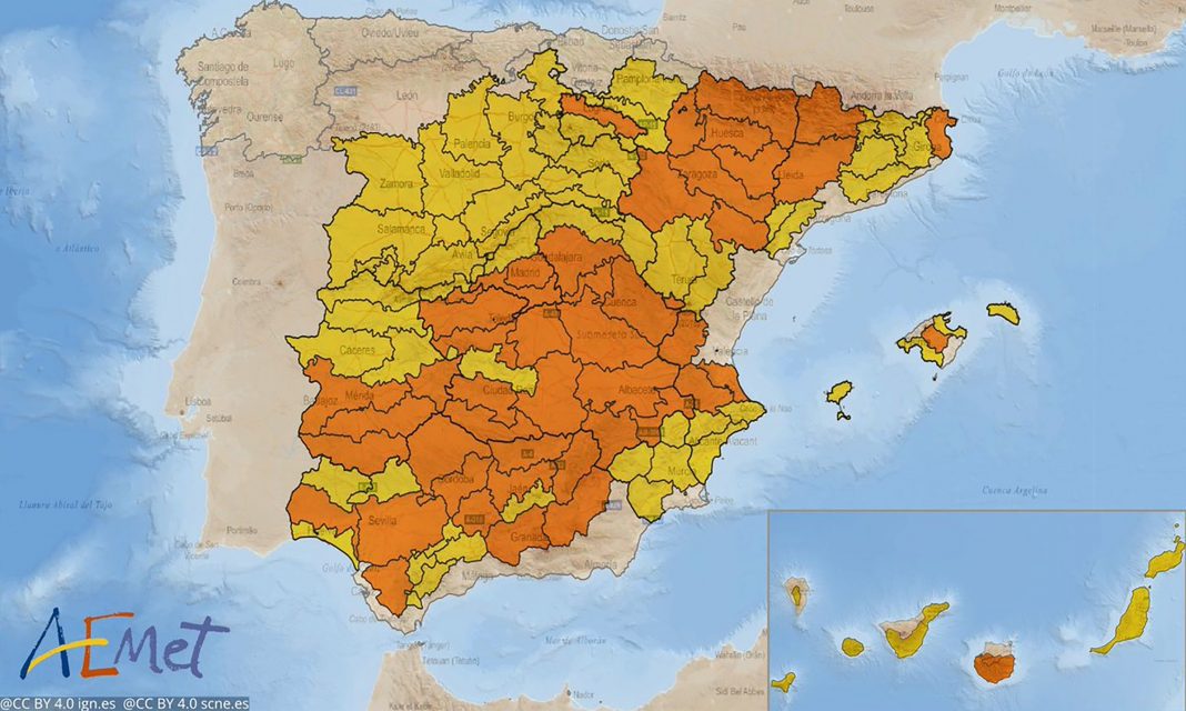 Mapa del clima en España