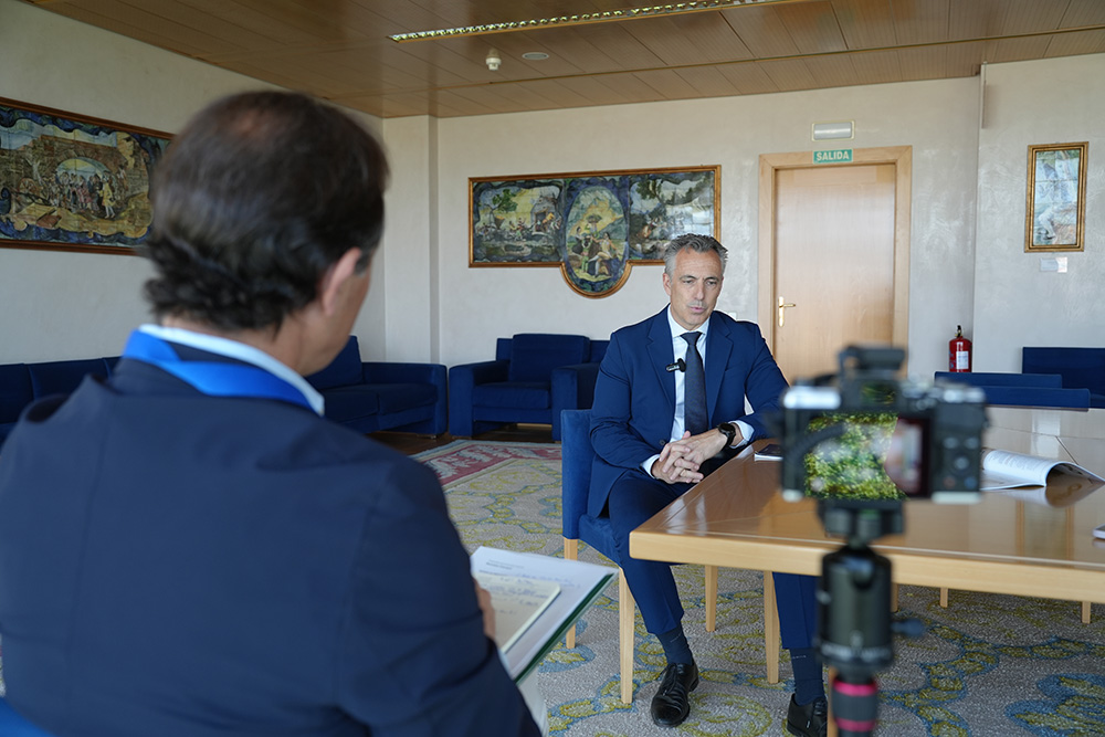 cámara entrevista cámara entrevista